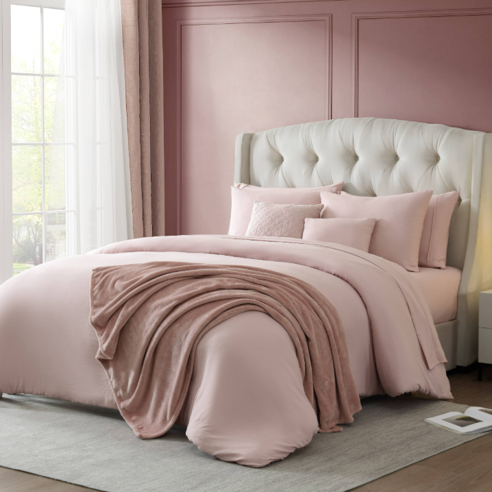 효소 워시 퀼트 원단